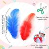 50PCS Colorful Natural Goose Feathers Natural Feather Colored Feathers  DIY Home Crafts