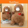Peluche Orsacchiotto Carino Cuscino a Forma di Cuore Flip Bambola Animale Cartone Animato Regalo di Compleanno Per Bambine 40cm 0.35kg