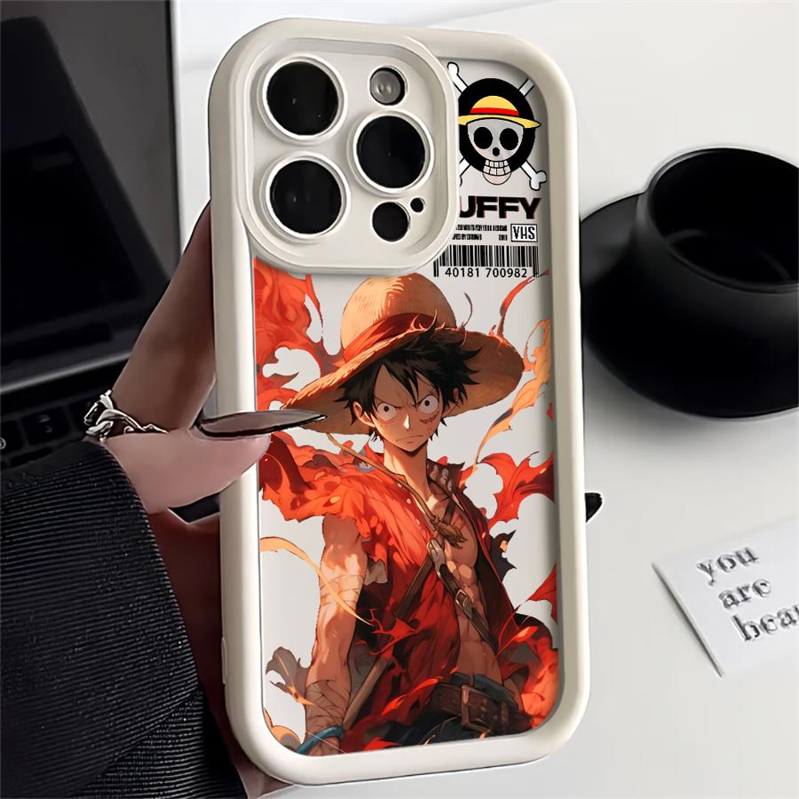 Ones Anime P-Piece Pouzdro pro Apple iPhone 11 11 13 Pro MAX 14 Pro 16e 15 Plus XS XR 12 Mini 14 16 Plus Měkký TPU