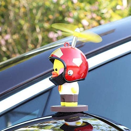 JEYODA Auto Niedlich und Lustig Auto Auto Armaturenbrett Modell Ente Propeller Kreatives Interieur Fahrpartner Zubehör, Dekorationen, Dekorationen, Geschenke,