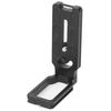 Camera L Bracket Vertical Horizontal Switching Aluminium Alloy Soft Silicone Cushion Quick Release Plate for Camera