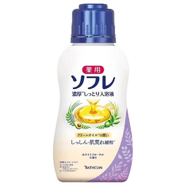 BATHCLIN - Sofre Rich Moist Bath Solution 480ml - 4 Types White Floral