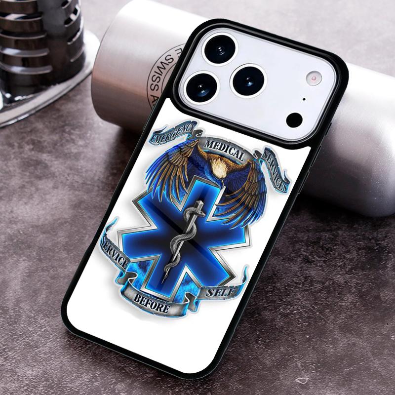 

Медицинский спасательный чехол для телефона EMT EMS для iPhone 17 16 15 14 13 12 11 Pro Max Plus 17Air Мягкий силиконовый чехол iPhone 16 Pro Max