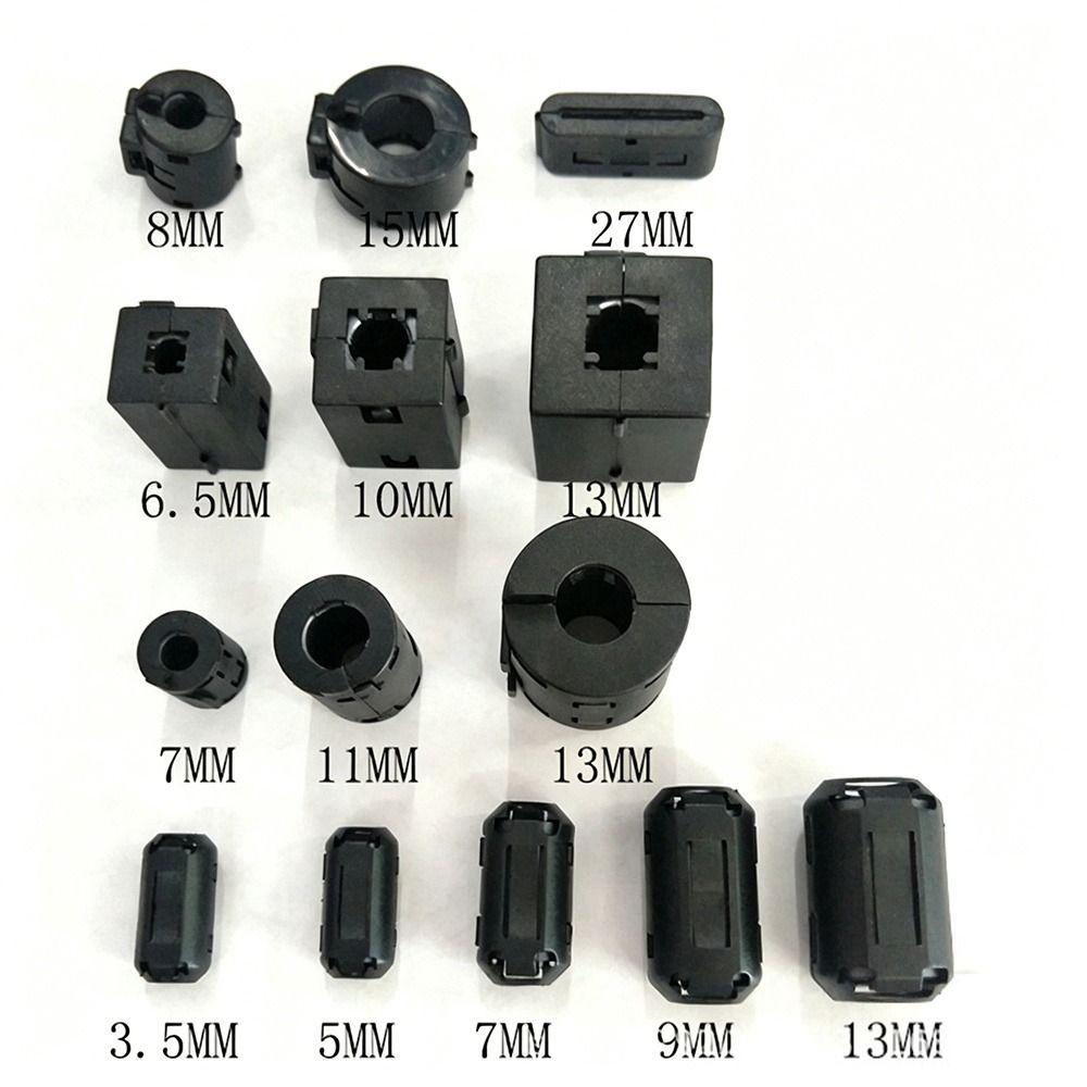 10 Stück Nickel-Zink-Material Kabelfilter Entstörungs-Magnetring Entmagnetisierungsanwendung