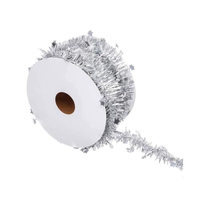 Guirlande De Noël - 3 M - Argent - PVC - Intérieur