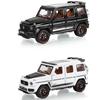 1/32 skala Benz G800 Diecast bilmodell Leketøy, tilbaketrekkende leketøy med lyd og lys for barn Småbarn Gutter Jenter Gavesamling