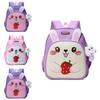Childrens Rabbit Car Pattern Backpack With Breathable Oxford Fabric For Elementary School Students
