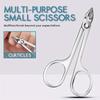 Sharp Precision Cuticle Scissors Stainless Steel Manicure Tool, Dead Skin & Hangnails Removal Perfect For Nail Bed Trimming