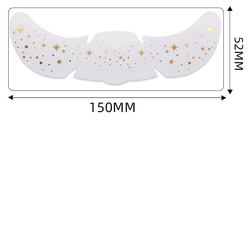 

6 PC New Bronzing Freckle Tattoo Stickers Waterproof Makeup Stickers for Masquerade Parties Metal Temporary Face Stickers 150*52mm