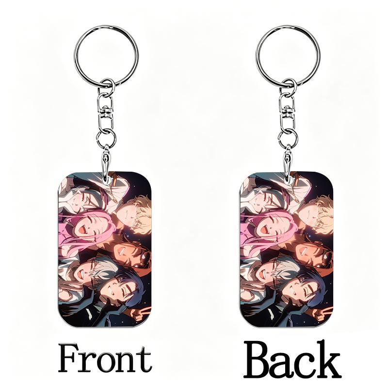 Alien Stage Music Keychain Pendant Car Key Chain Women Backpack Accessories Decor Cute Cartoon TILL IVAN Keyrings Fans Gift