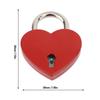 4sets Zinc Alloy Heart Padlock 38x30mm Heart Shaped Padlock Mini Padlock  For Wallets Handbags