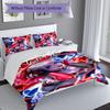 3pcs Custom Name Harley Quinn Set,Includes 1 Duvet Cover and 2 Pillowcases,All-season Bedroom Decor
