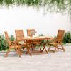 Vidaxl Folding Garden Chairs, 4 Pcs, 56X72X107 Cm, Acacia