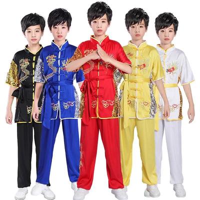 Disfraces de artes marciales, ropa de práctica para niños, disfraces de actuación, ropa de entrenamiento para jóvenes, disfraces de Changquan, disfraces de Kung Fu de competición