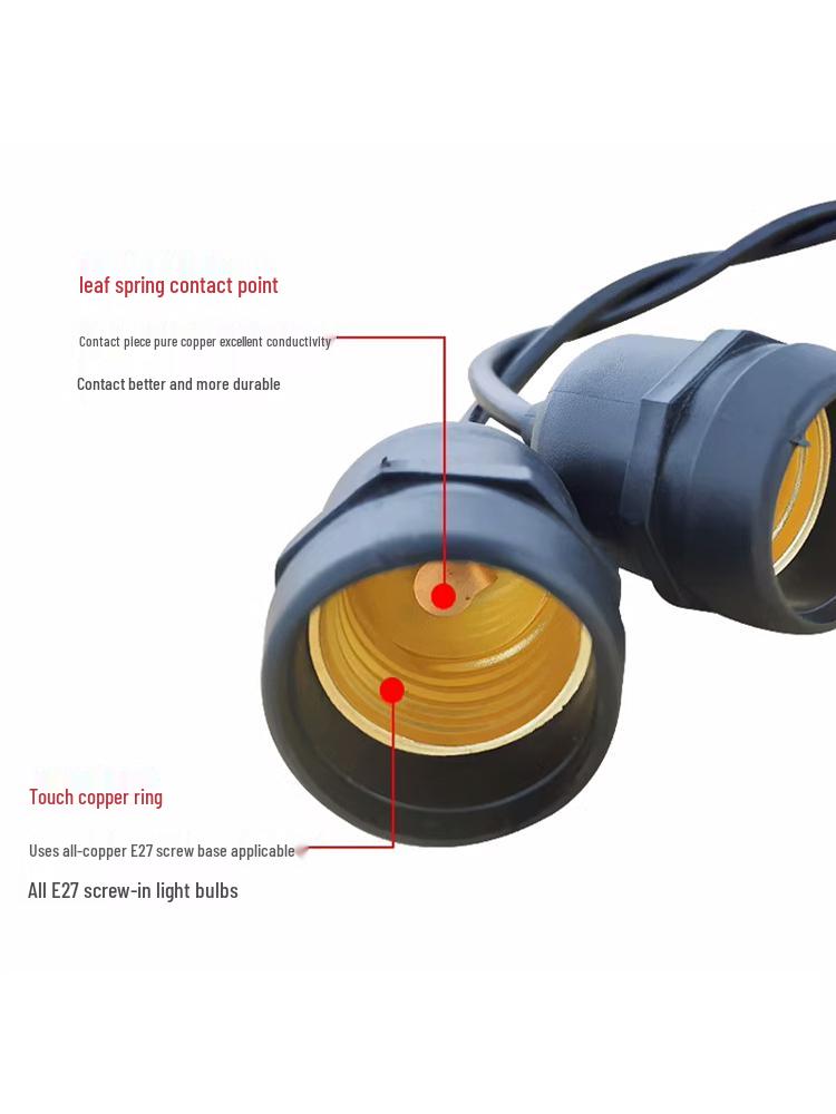 Black Waterproof Dustproof 2-4 Pin Aviation Wire Connector Plug for LED Power Supply