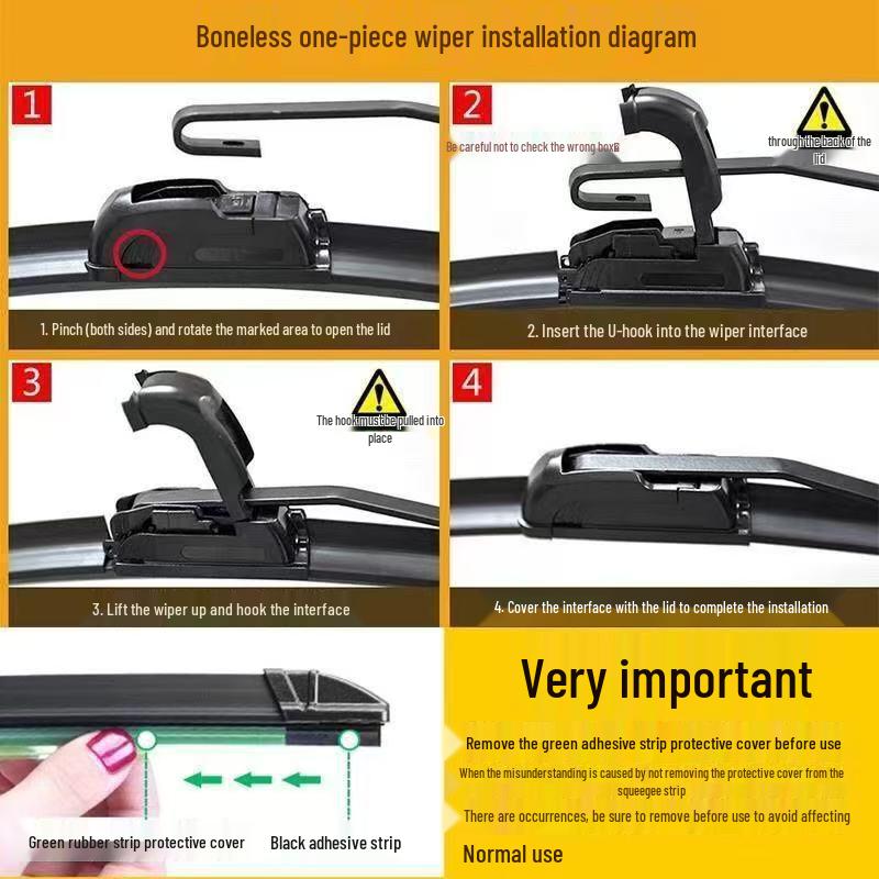 Buick Envision Dedicated Double Blade Frameless Front and Rear Car Wipers for New and Old Models