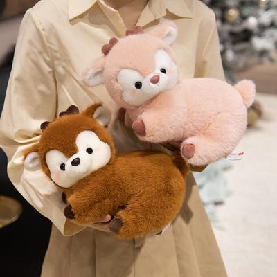 Cute Lying Deer Doll Plush Toy Sika Deer Doll Children Soothing Rag Doll Girl Birthday Gift