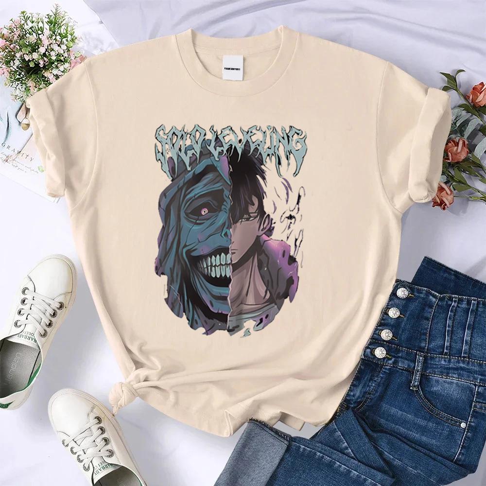 Women's  Shirt Teen Classic Korean Clothes Anime Vintage Colorful T- Shirt