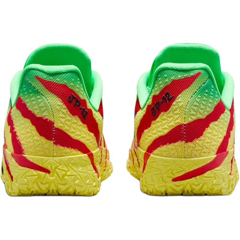 Nike Ja 3 GS Jurassic Park Explorer Scarpe da Ginnastica per Bambini Giallo Verde-Nero Scintillante-Rosso Universitario IV2627-300