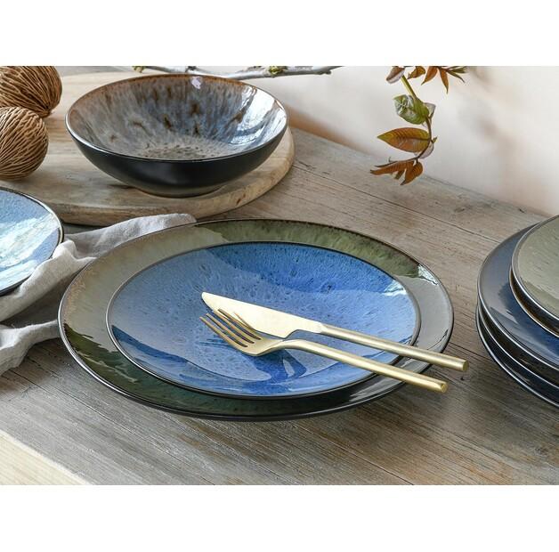 CreaTable Bali Blue/green Dinnerware Set, 16 Pieces (23629)