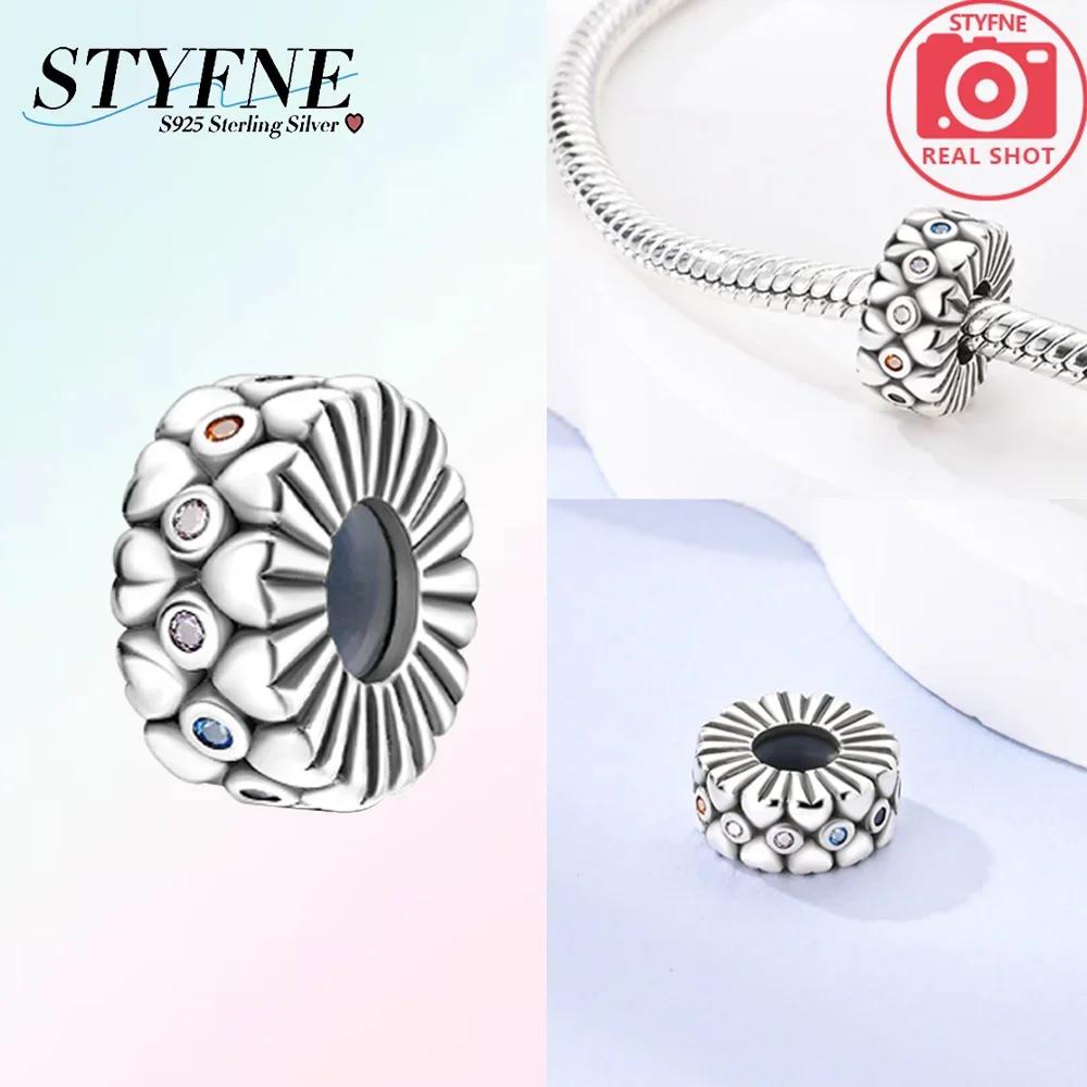 Charms Copper Colorful Zircon Stars Pink Bow Spacer Charms Beads Fit Original Bracelet Diy Women Jewelry Gifts