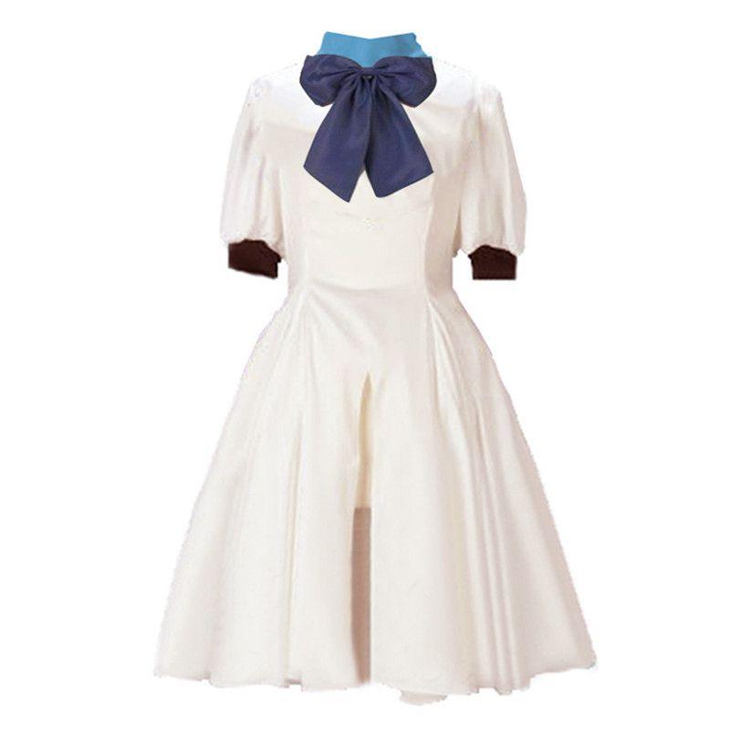 

They Anime When Cry Hou Ryugu Rena Ryugu Reina Cosplay Costume Dress Wig Uniform Costume Set(No Wig),S