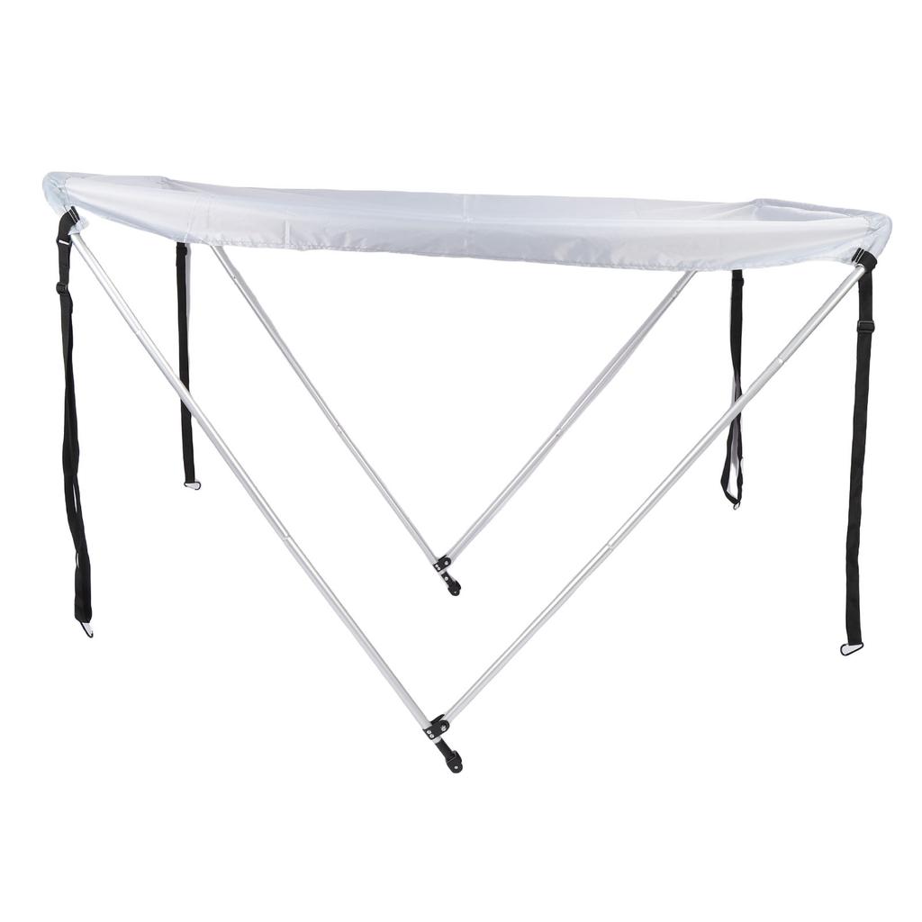 Pokrywa Zamienna na Daszek Łodzi Rama ze Stopu Aluminium Wodoodporność Tkanina Oxford Osłona Przeciwsłoneczna Markiza do Kajaków