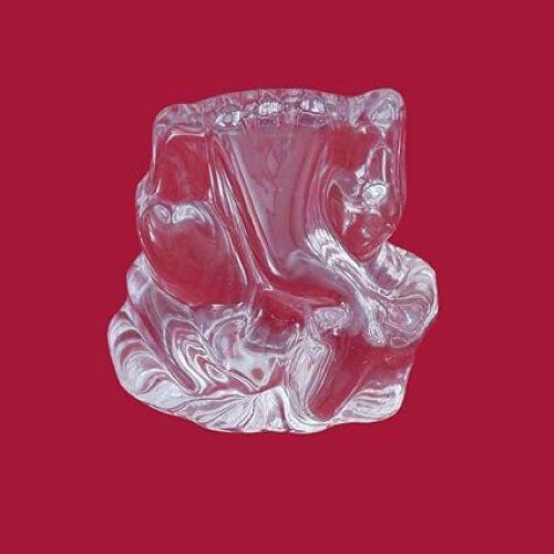Statua Trasparente di Ganesha Ganesh Ganpati Showpiece Spirituale Idolo per Puja Ufficio JL156220247092