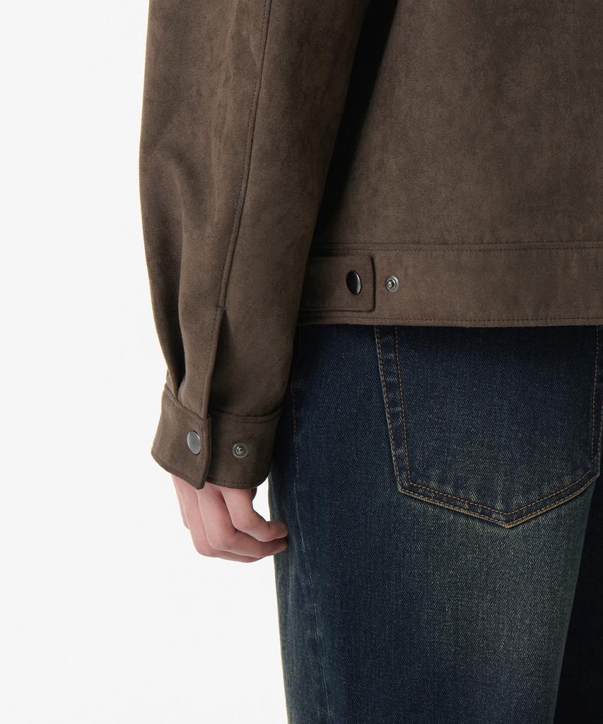Musinsa Standard Synthetic Suede Work Jacket [Brown]