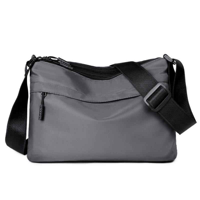 Men's Messenger Bag Simple and Fashionable Shoulder Bag Large Capacity Anti-splashing Leisure Sports Travel Small Square Bag