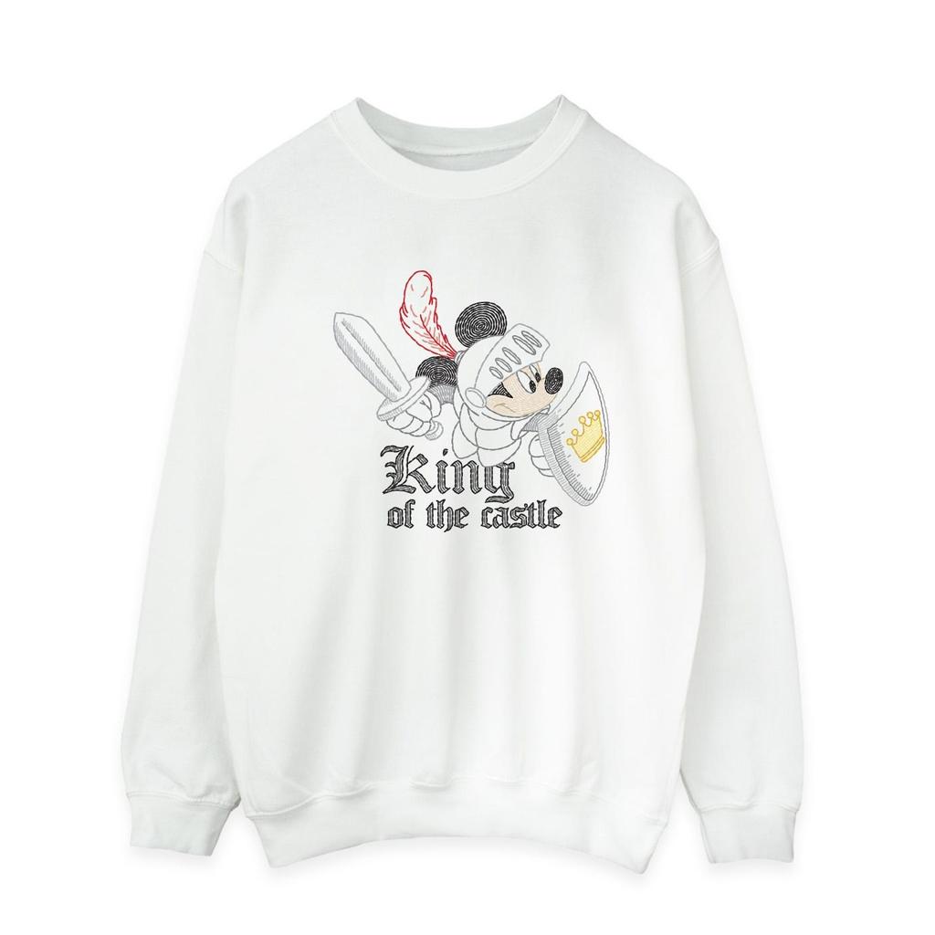 Disney Mens Mickey Mouse King Of The Castle Sweatshirt