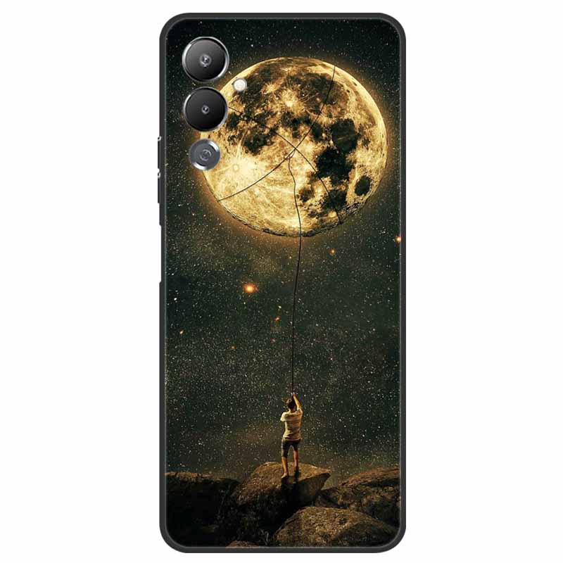 For Tecno Pova 4 Case LG7n Lovely Fashion TPU Silicone Cover for Tecno Pova 4 Phone Cases Pova4 Shockproof Soft Shell Funda Cute