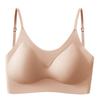 Liquid Foundation Invisible Underwear Women Pull Small Breasts Gather Thin Shoulder Straps Fashionable Women Chest Wrapping Women Seamless Back Bra