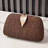 Women's Bag Leaf Hasp Handbag Luxury Designer Evening Clutches for Woman Elegant Brand Crossbody Bags Ladies Korean Purse