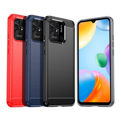 For Cover Xiaomi Redmi 10C Case For Redmi 10C 10 9T 9A 9AT 9C 11 M4 X4 Pro 5G Silicon Carbon Fiber Back Case For Redmi 10C Cover