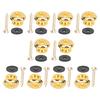 5 Set Guitar Strap Lock End Pins for Bass Ukulele Musical Instrument Peripheral Accessories