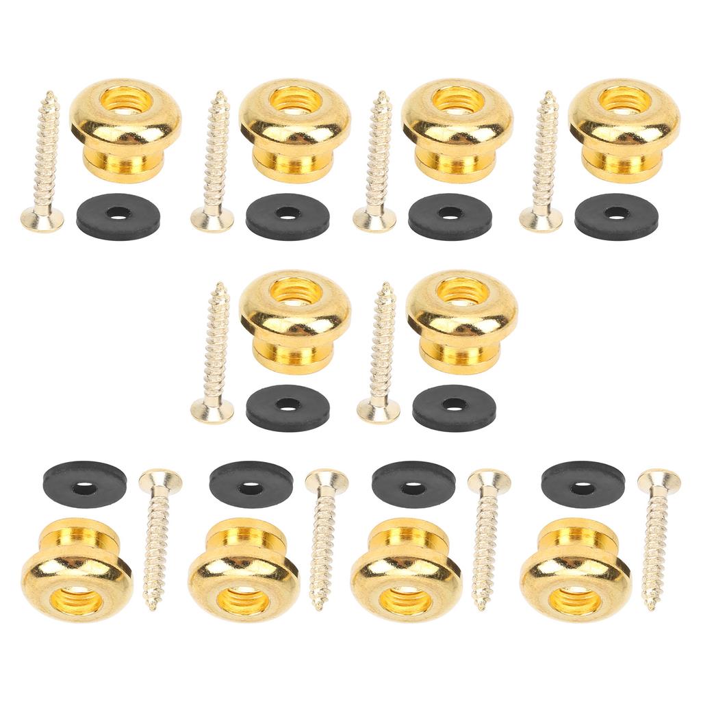 5 Set Guitar Strap Lock End Pins for Bass Ukulele Musical Instrument Peripheral Accessories