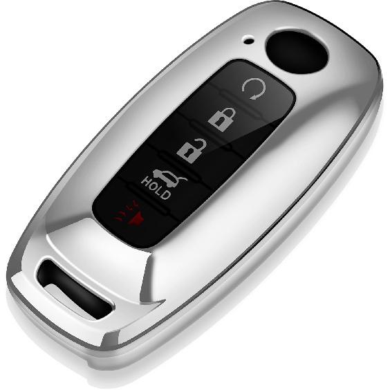 Tukellen for Nissan Key Fob Cover Soft TPU Full Protection Key Shell Key Case Compatible with 2022-2026 Sentra 2023 2024 2025 2026 Rogue Kicks