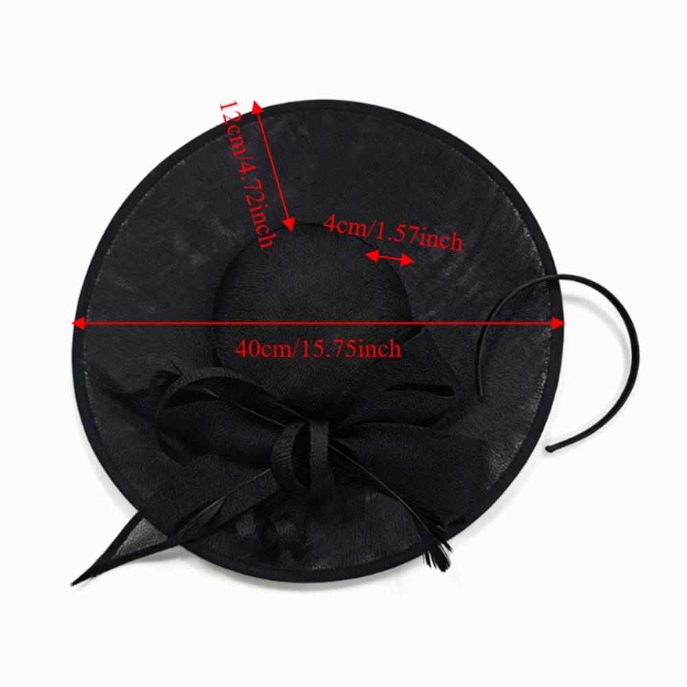 with Headband Women Fascinator Hats Vintage Derby Hat New Cocktail Party Hat  for Derby Event