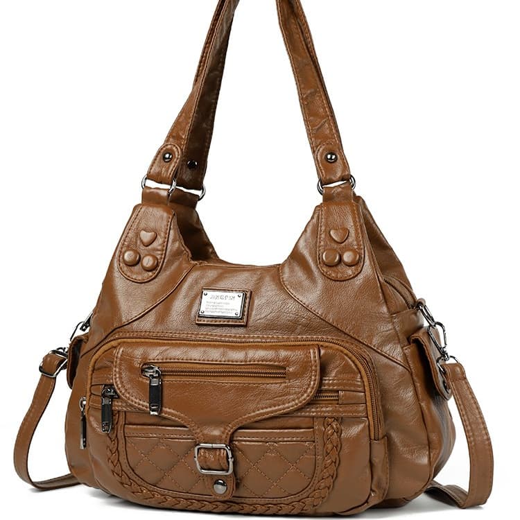 Soft Leather Large-capacity Shoulder Bag Casual Tote Bag
