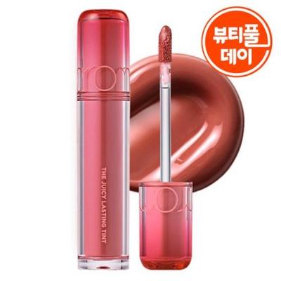 Juicy Lasting Tint 14 Almond Rose — Soft Almond-Rose MLBB Glossy Long-Lasting Lip Tint
