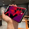 SLAM DUNK Phone Case For Samsung A56 A36 A26 A16 A15 A25 A35 A55 A14 A34 A24 A54 Black Soft Shell