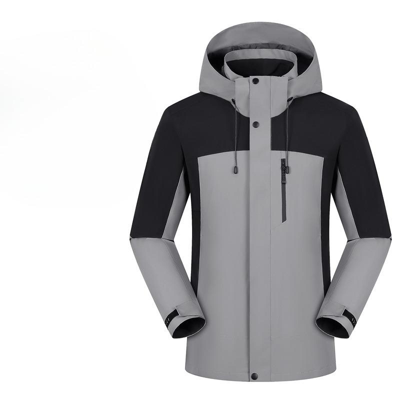 

Three-in-one Removable Mountain Climbing Jacket for Men and Women Outdoor Down Jacket Waterproof and Windproof Couple S