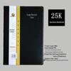 Black Leather Office & Student Notebook - 32K, 25K, 18K Sizes