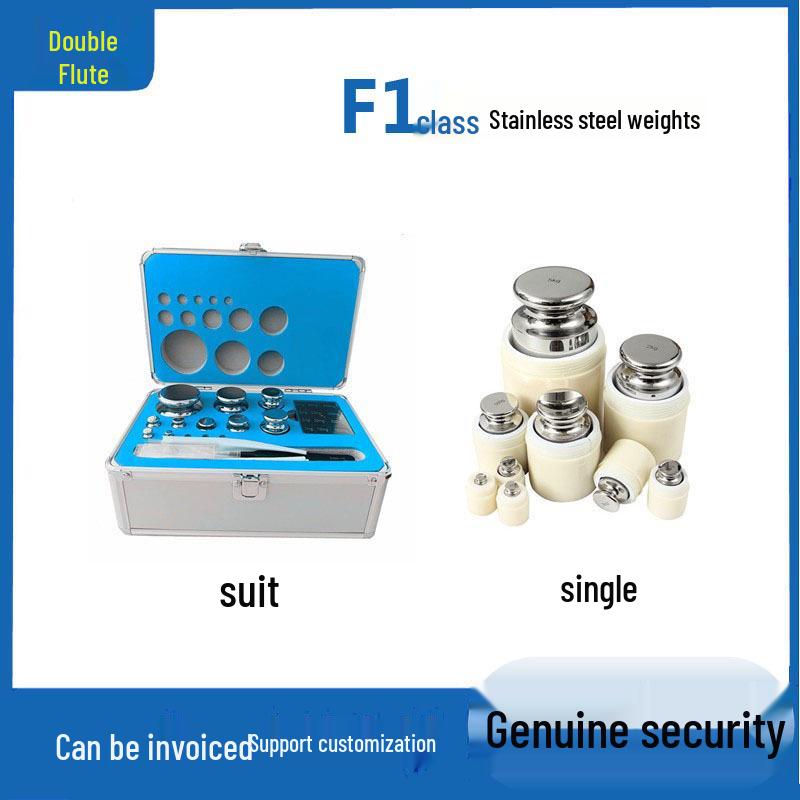F1 Class 304 Stainless Steel Calibration Weights Set: 5KG, 10KG, 20KG, 25KG. mg set
