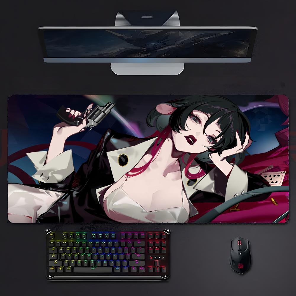 Game Stylish Zzenless Zone Zero Mouse Pad Mousepad Large Gaming Lockedge Thickened Pc Table Desk Mat