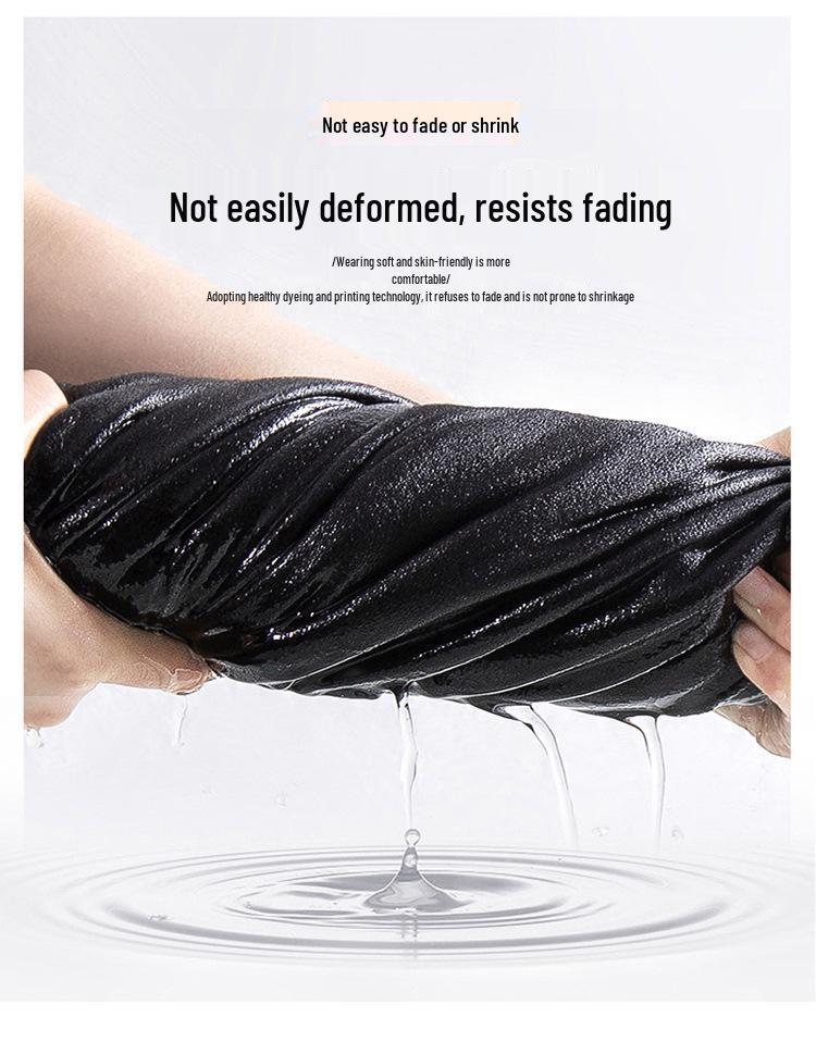 240g Double-Sided Liquid Ammonia Cotton Long Sleeve Unisex T-Shirt - New Solid Color Casual Base Layer for Autumn/Winter 2024