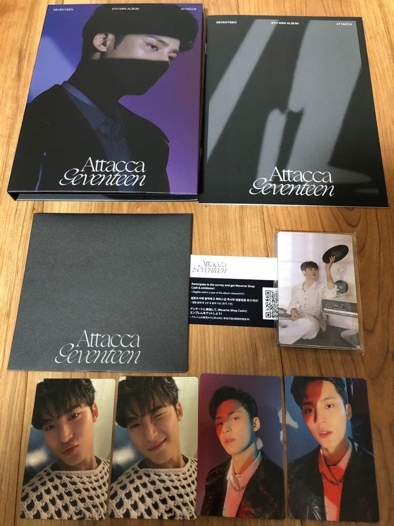 [USED] SEVENTEEN Mingyu Attacca Carat Complete Trading Card
