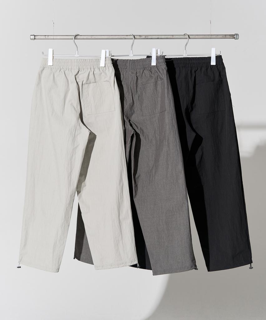 XERO Nylon Deep One Tuck String Pants [New 3 Colors]