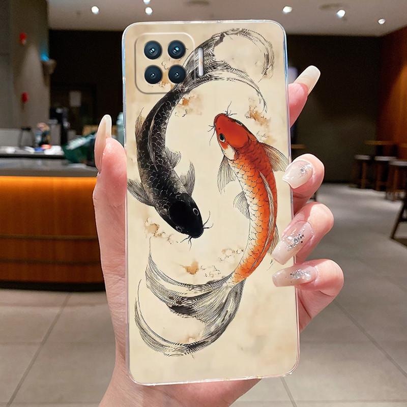 Casing For OPPO A73 A93 4G F17 Pro Reno 4F Luxury Dragon Cute Cool Boys Girls Soft Phone Case Back Cover Transparent TPU Shell